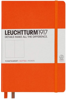 Bloc Leuchtturm Medium Note Book Con Puntos A5 - Naranja