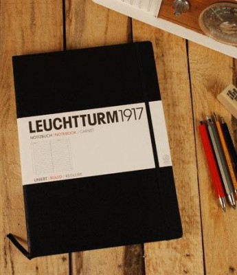 Bloc Leuchtturm1917 Pocket Hojas Con Puntos A6 Color Negro