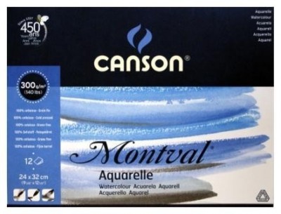 Bloc Canson Montval A4 Acuarela de 12 hojas de 300gr Ref. 0807426 IP