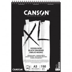 Canson Bloc A3 Negro 400040381