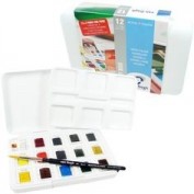 Cajas Acuarelas Talens Van Gogh 12 + 3 gratis 1/2 Godets