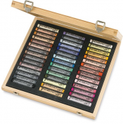 Caja Pinturas Pastel Rembrandt 45 colores Caja de madera