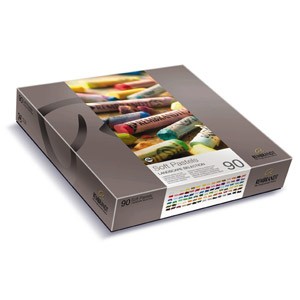 Cajas Pinturas Pastel Rembrandt 90 colores Caja Cartón 300C 90L