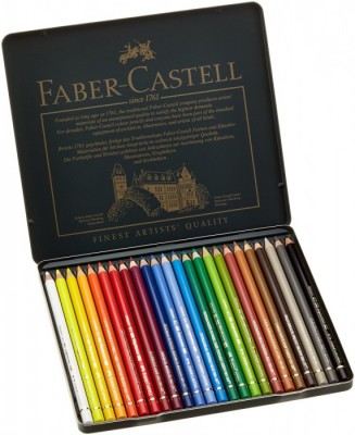 Lápices Colores Faber Castell Polychromos Caja 24 colores