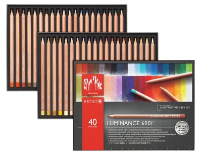 Caran d'Ache Luminance Caja 40 lápices de color 6901740