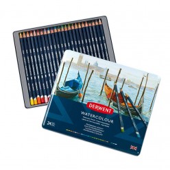 Derwent Watercolour 24 lápices de color acuarelables