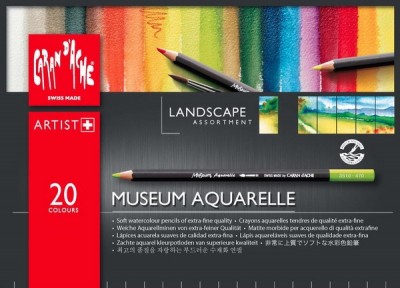 Museum Aquarelle Caran d'Ache 20 colores Paisaje 3510420