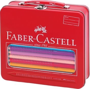 Maletín Faber Castell con lápices de colores Jumbo GRIP 201312