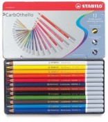 Lápices Pastel Stabilo Carbothello Caja 12 colores