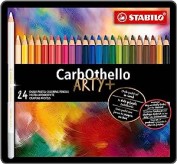 Lapices Pastel Stabilo Carbothello Caja 24 colores