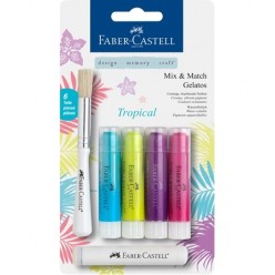 Gelato Faber Castell Ceras acuarelables Gama Tropical 121807