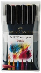 Estuche Rotuladores Pincel Faber Castell 6 colores Basic