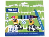 Rotuladores Milan Maxi Caja 12 colores