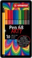 Rotuladores Stabilo Pen 68 Caja 10 colores