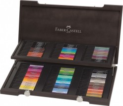 FABER CASTELL Pitt Artsit Pen Tinta China Caja madera 90 rotuladores 167400