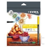 Rotuladores Acuarelables Lyra Aquabrush 24 colores