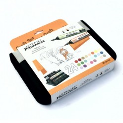Promarker Winsor&Newton Set Manualidades 24 rotuladores Tonos Pastel