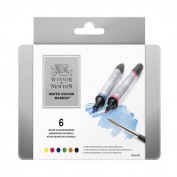 Winsor and Newton Rotuladores de acuarela Caja 6 rotuladores