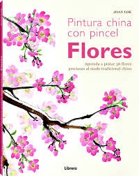 Pintura China con Pincel - Flores - Librero