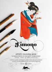 Libro de Arte para Colorear Diseños de Kimono