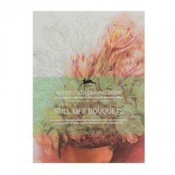Libro de Arte para Colorear Still Life Bouquets