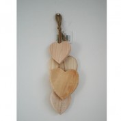 4 Corazones unidos por cordel Ref. Artemio 14001200