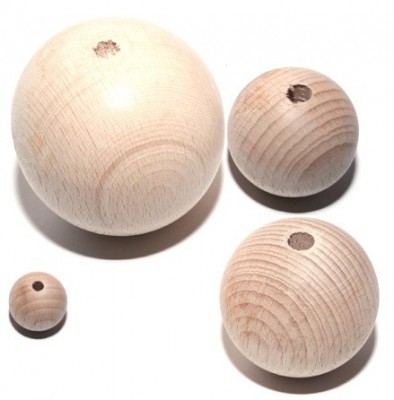 Bolas de Madera 20mm 40 bolas