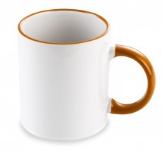 Taza Cerámica Mug Blanca con perfil de color vi145.10 36 unidades