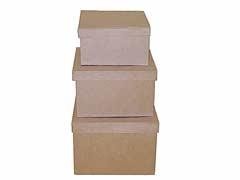 Juego Cajas forma Cuadradas PM1053C