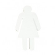 Silueta Mujer Papel Mache Decopatch