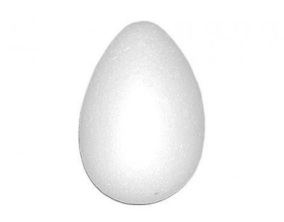 Huevo de porex Diámetro 7x10cm 3552 10 UNIDADES