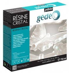 Resina Cristal  Epoxi Gedeo 750 ml Mixed Media