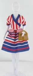 Vestido muñecas Steffy Stripes