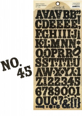 Graphic45 Alphabet Stickers